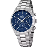 OROLOGIO FESTINA TIMELESS CRONOGRAFO F16820/2 BLU CON CINTURINO IN ACCIAIO, UOMO