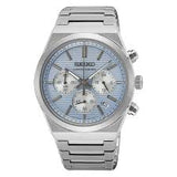 Orologio Seiko Cronografo Ice Blue Sportivo con Vetro Zaffiro