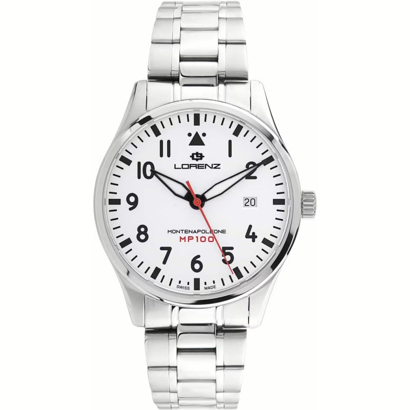 Orologio Lorenz Montenapoleone Quadrante Silver Acciaio SwissMade