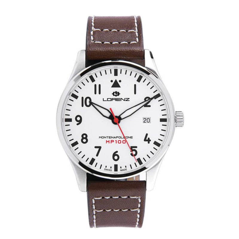 Orologio Lorenz Montenapoleone Quadrante Silver Acciaio SwissMade