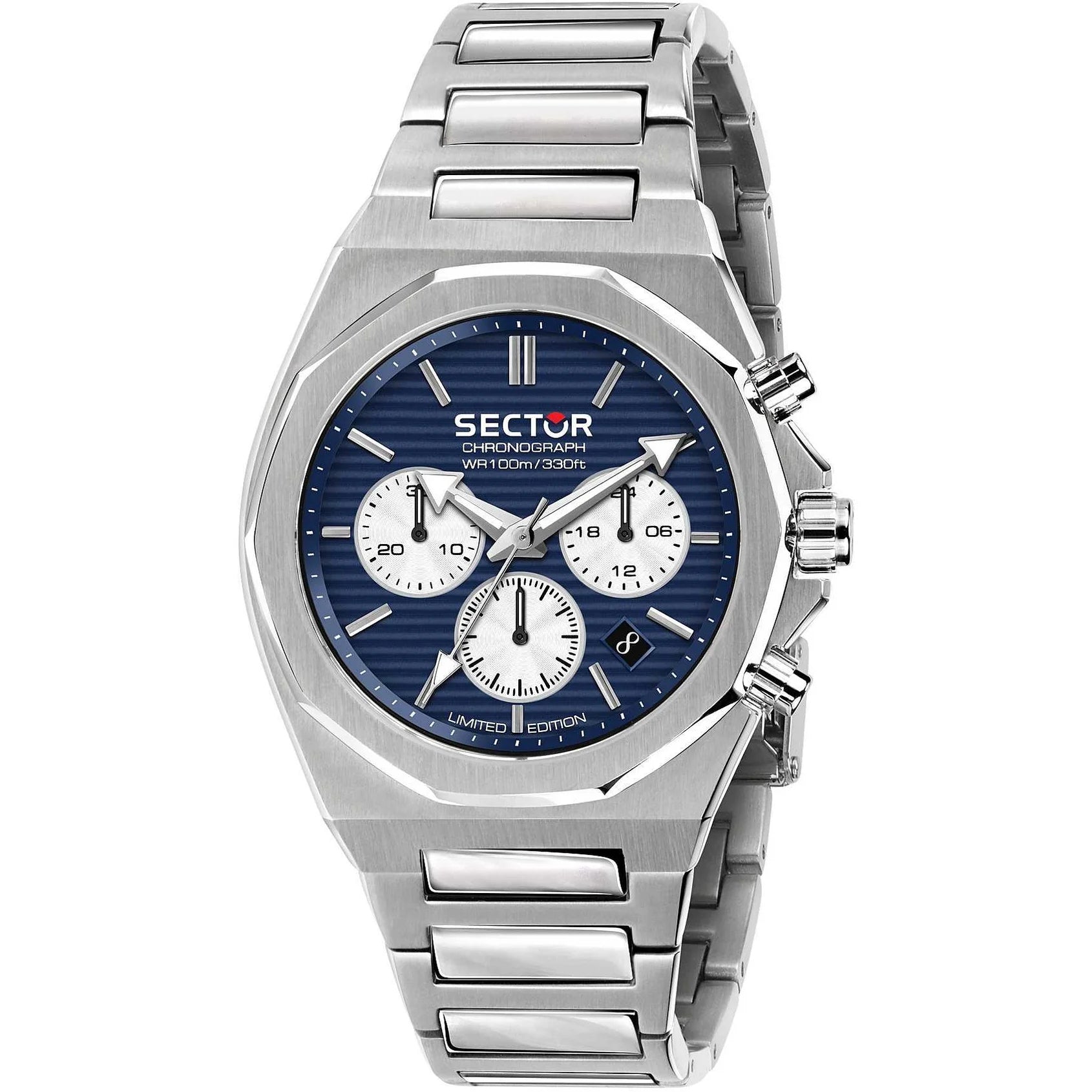 Orologio Sector 960 Cronografo Chrono Quadrante Blu Datario Limited Edition