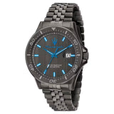 Maserati Dark Edition Sfida 44 mm Gunmetal con Dettagli Blu