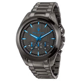 Maserati Dark Edition Cronografo 43 mm Gunmetal con Dettagli Blu – Ref. R8873654001
