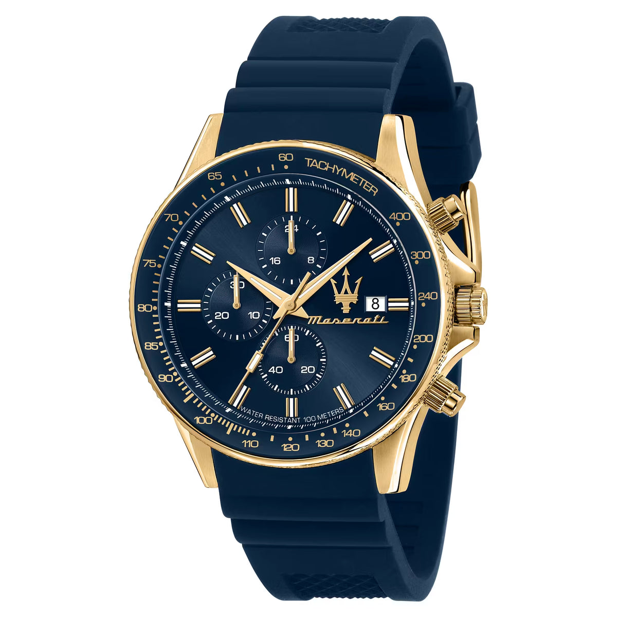 Maserati Sfida – Cronografo Uomo 44 mm Gold e Blu