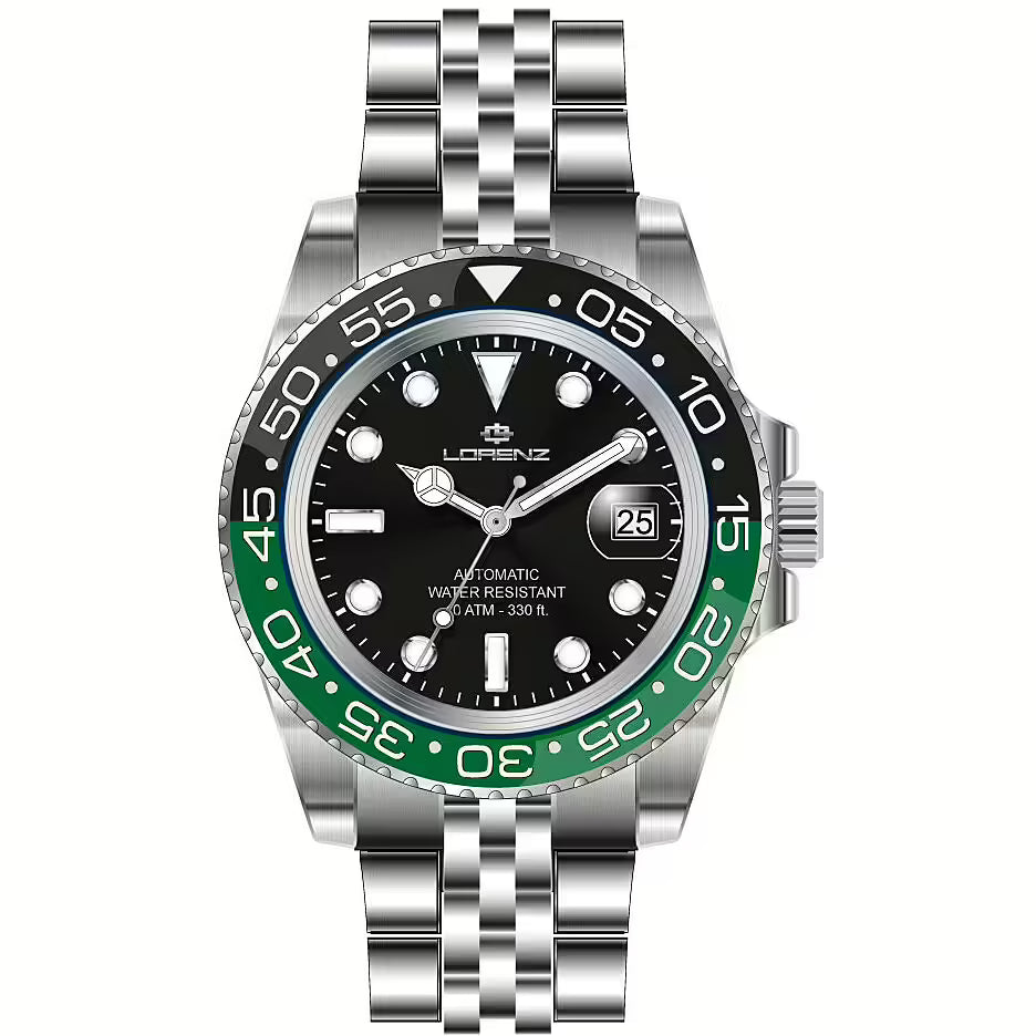 Orologio Lorenz Ghiera Sprite Acciaio