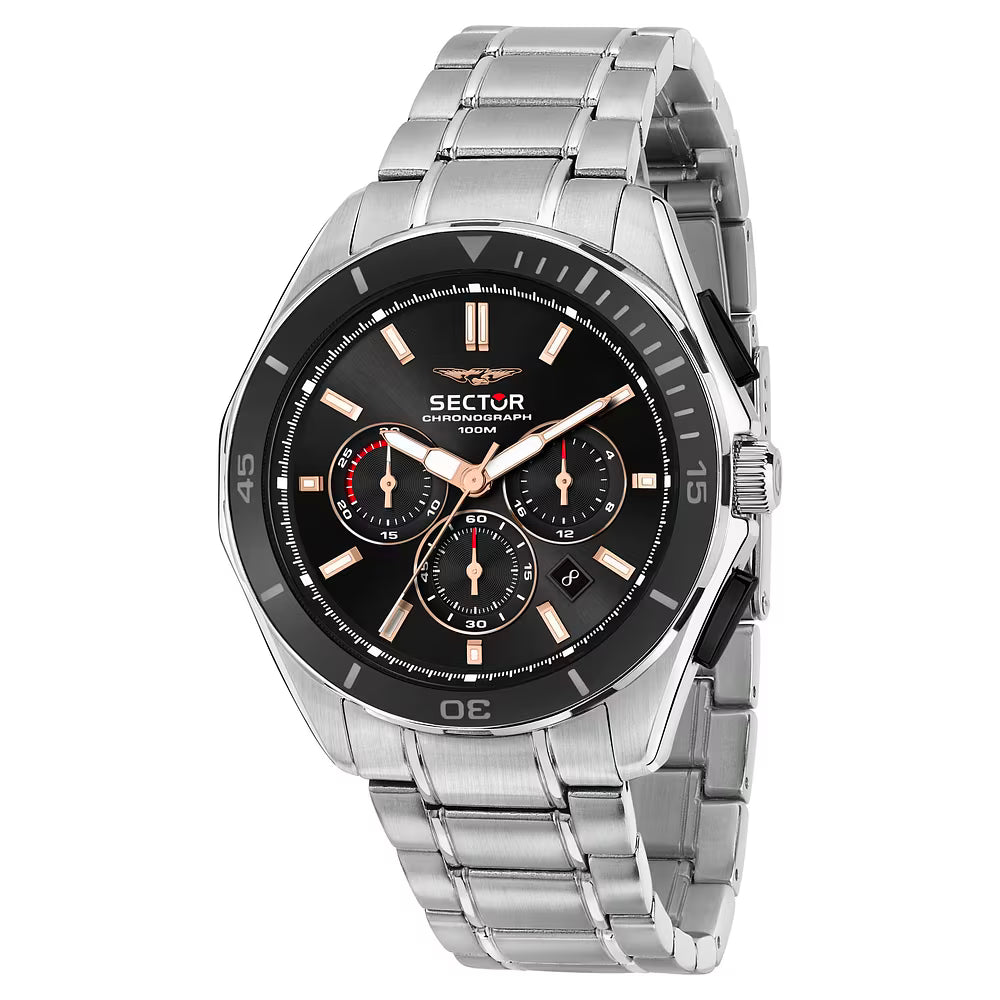 Sector 790 Chronograph Black Ceramic Bezel