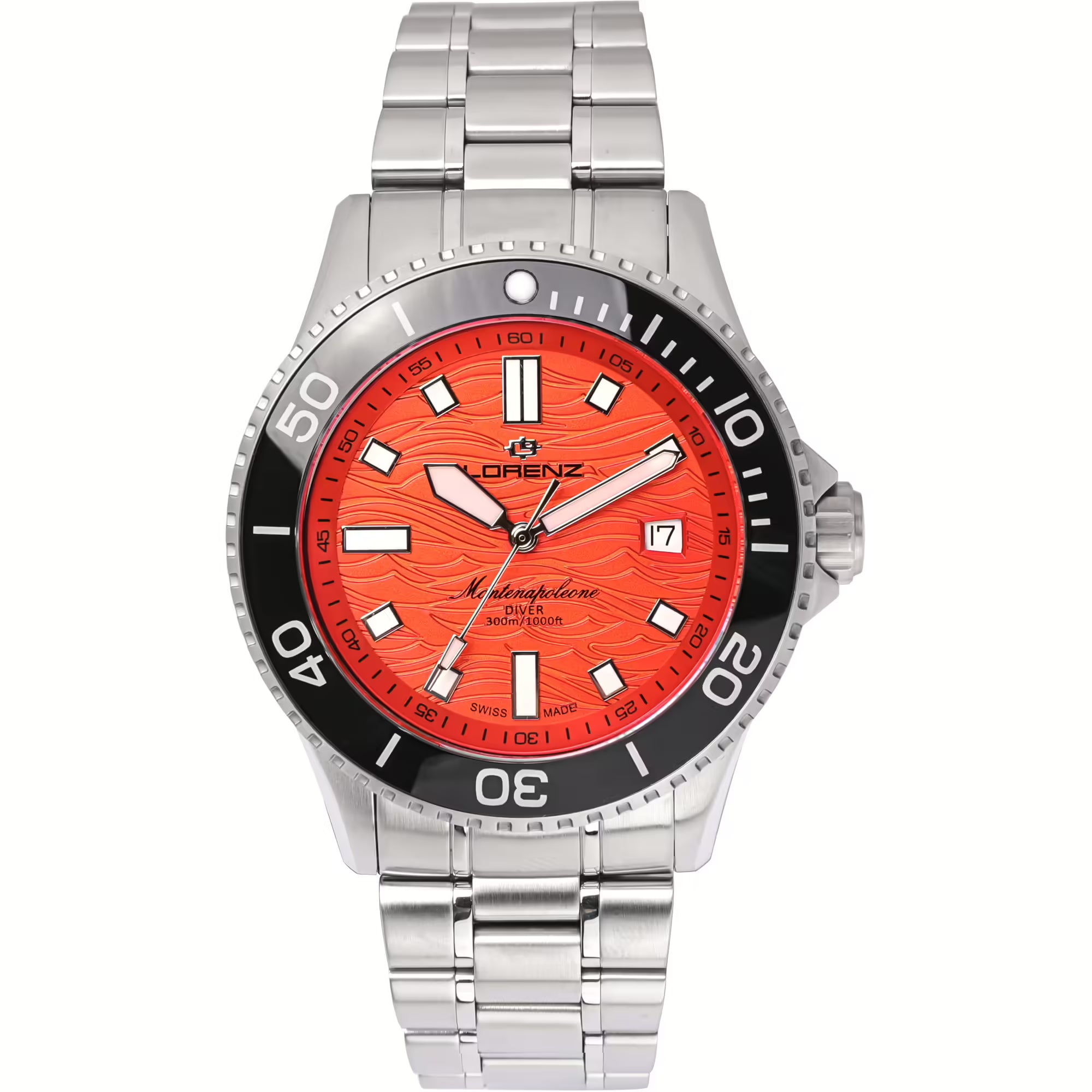 Orologio Lorenz Montenapoleone Quadrante Corallo SwissMade