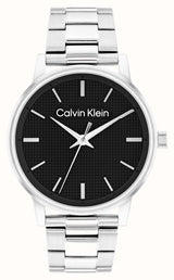 Calvin Klein Linked Black Dial Steel