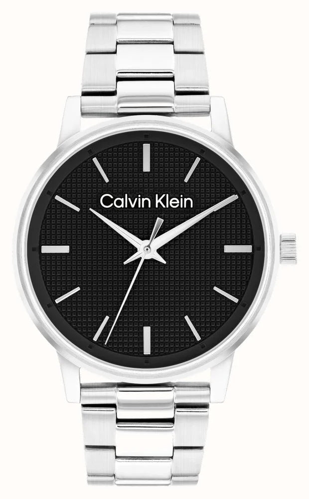 Calvin Klein Linked Black Dial Steel