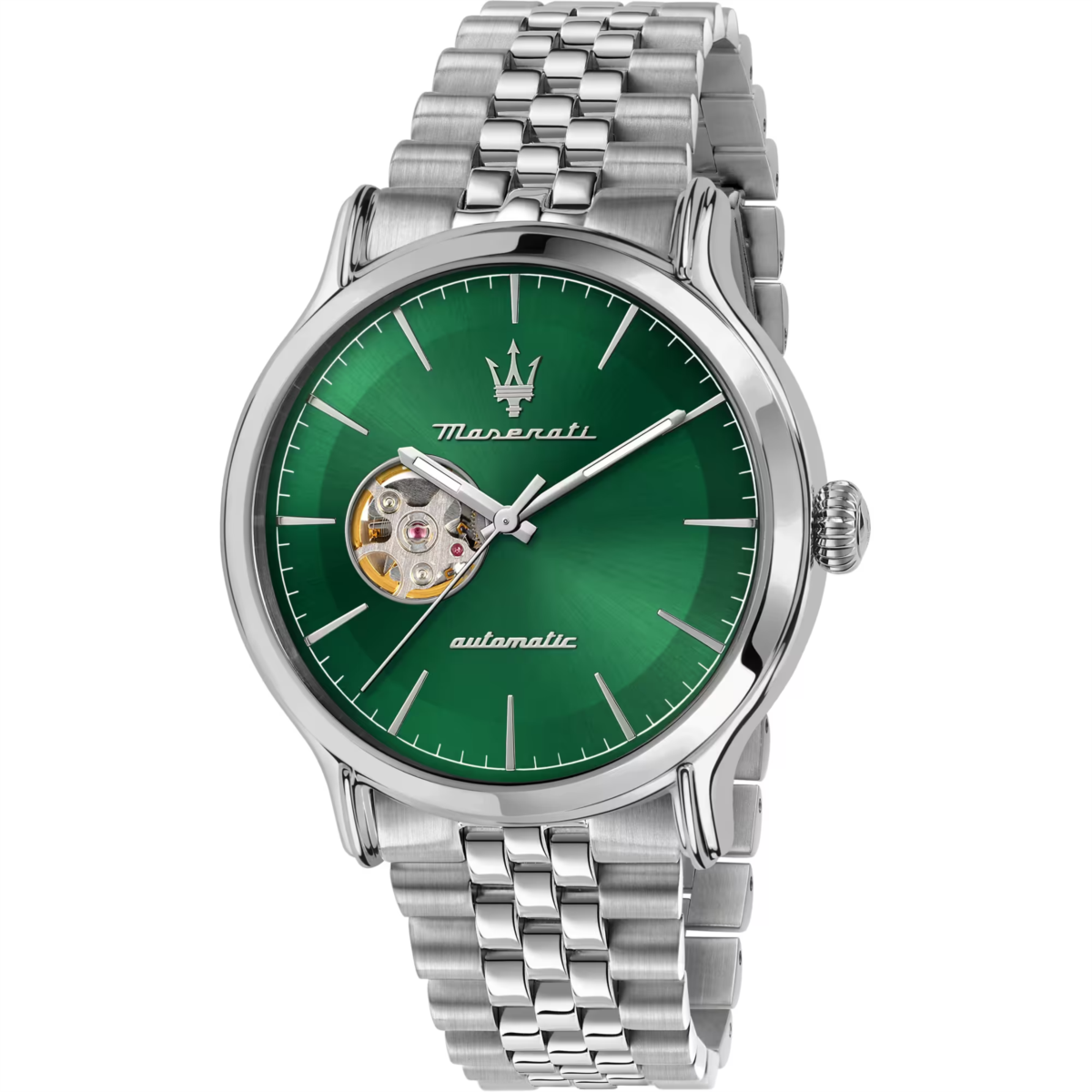 Orologio Maserati Automatico Quadrante Verde Smeraldo Acciaio Collezione Epoca