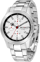 Mens Wristwatch SECTOR 480 Chron White Sub 100mt